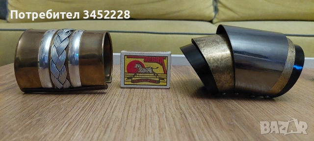 гривни метални за ценители два броя , снимка 6 - Гривни - 53214091