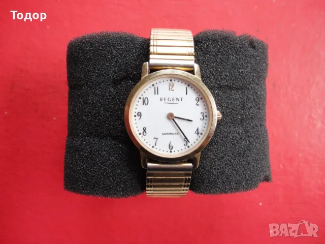 Позлатен часовник Regent Saphirglas