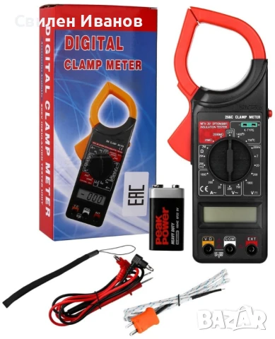Цифров мултимер с амперклещи и дисплей, модел DT-266C