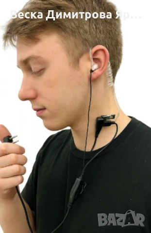 Професионален хендсфри с прозрачна акустична тръба за радиостанции, снимка 4 - Други инструменти - 50749599