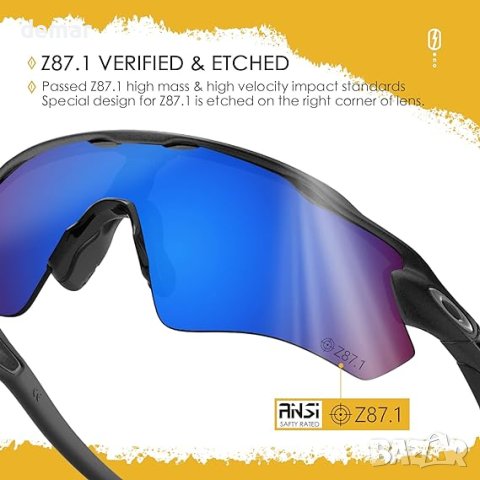 Резервни лещи AOZAN ANSI Z87.1 за слънчеви очила Oakley M2 Frame, снимка 1 - Слънчеви и диоптрични очила - 42244433