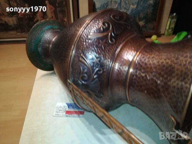 ГОЛЯМА КАНА ВАЗА ОТ ФРАНЦИЯ 1603242107, снимка 7 - Антикварни и старинни предмети - 44797160