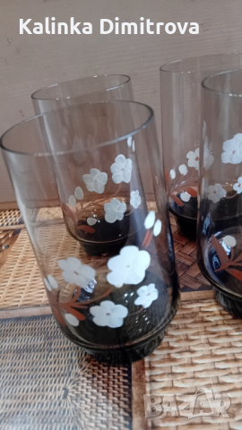 Стъклени чаши за ракия и безалкохолни напитки., снимка 2 - Чаши - 44802543