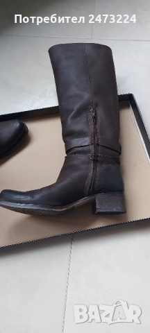 Дамски кожени боти и ботуши , снимка 7 - Дамски ботуши - 51921614
