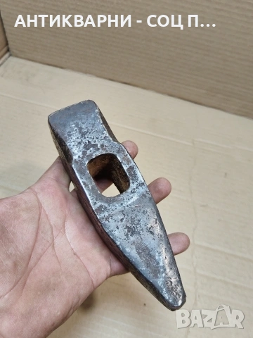 Соц Стар Ръчно Кован Каменоделски Чук 1.700кг. НОМЕР 808., снимка 7 - Антикварни и старинни предмети - 53939141