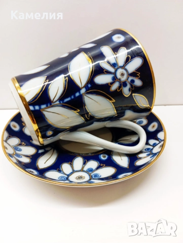 Руски порцелан , снимка 2 - Чаши - 52225393