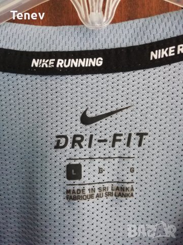 Nike Running оригинална мъжка спортна тениска фланелка L, снимка 3 - Тениски - 37622231