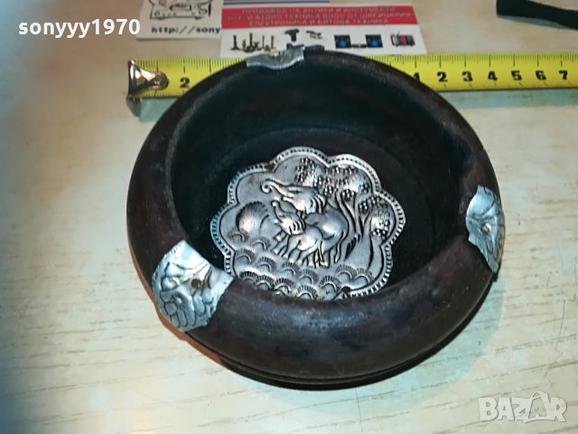 пепелник от езотично дърво и обков-внос франция