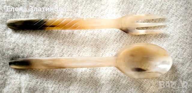 Старинен комплект за салата 