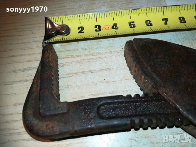 стар раздвижен ключ-внос франция 2810202055, снимка 9 - Ключове - 30591422