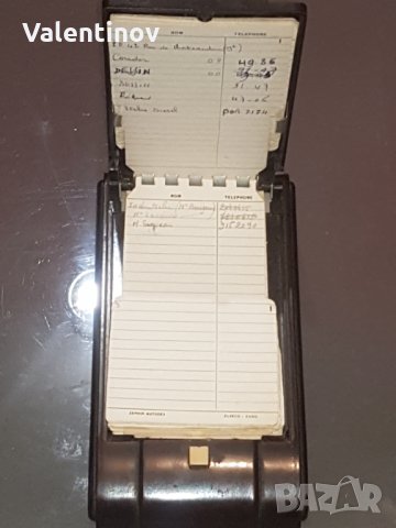 Старинен телефонен указател, снимка 2 - Антикварни и старинни предмети - 29761978