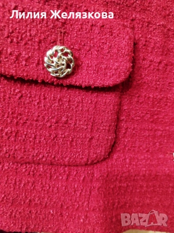 Дамско сако Кензол,Л,красиво букле, снимка 2 - Сака - 53012193