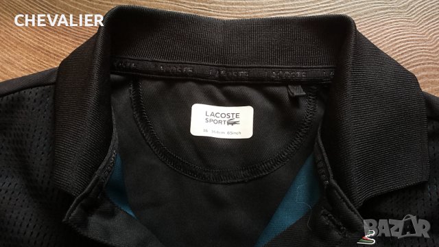 LACOSTE JUNIOR SPORT POLO ULTRA DRY Размер 164 см / 14 години оригинална тетска дениска 56-51 , снимка 12 - Детски тениски и потници - 38218216