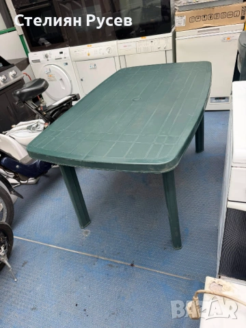 210499 градинска пластмасова маса + 6 стола  цена 55 евро или 107,57лв общо -комплект са , не са изп