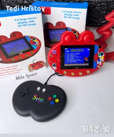 Детска конзола с 500 игри Sup Game F4, снимка 2 - Други игри и конзоли - 52488992