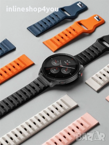 Силиконова Каишка за Huawei Watch GT6 | GT5 | GT4 | GT3 | GT2 Xiaomi Amazfit GTR 22mm
