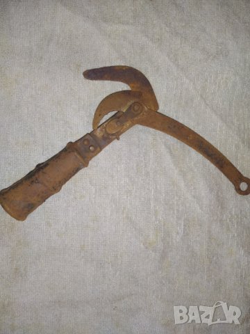 Vintage steel high branch scissors farm tool pruning fruit shears with old mark, снимка 2 - Антикварни и старинни предмети - 34533169