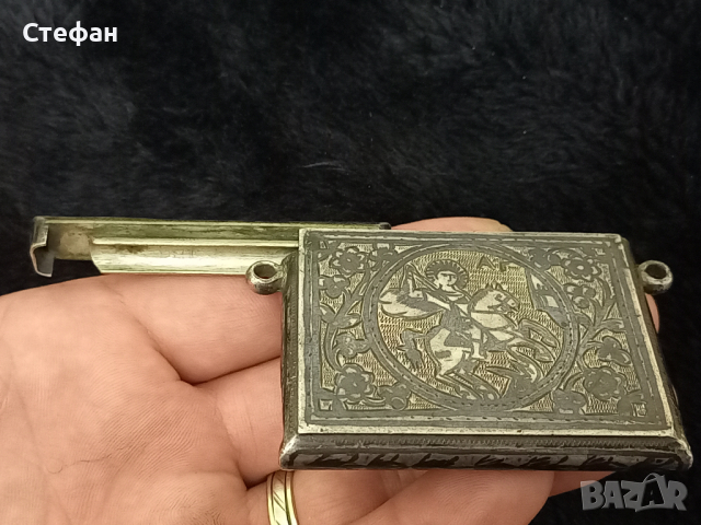 Възрожденска Сребърна Мощехранителница НИЕЛО 19и Век носия, снимка 7 - Антикварни и старинни предмети - 44558864