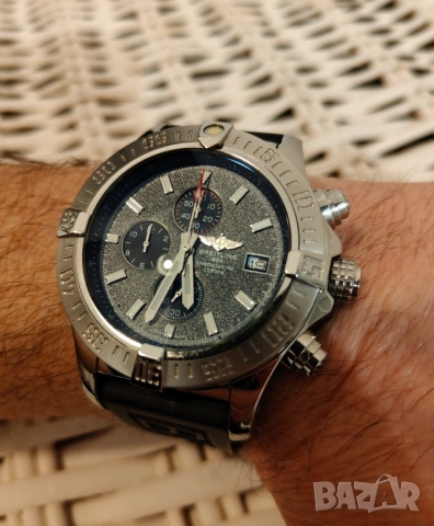 Breitling Super Avenger в перфектно състояние, снимка 6 - Мъжки - 53057067