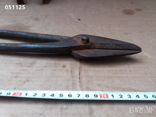 стара ножица за рязане на ламарина , снимка 5 - Антикварни и старинни предмети - 31681633