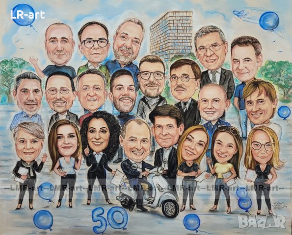 Рисувам ръчно КАРИКАТУРИ , ШАРЖ, снимка 13 - Картини - 44489524