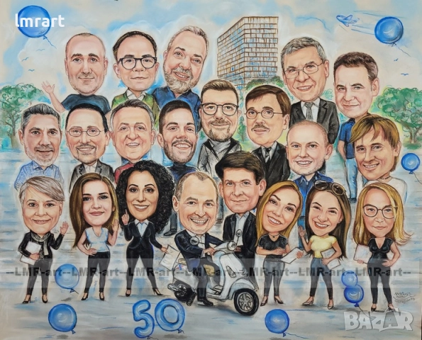 Рисувам ръчно КАРИКАТУРИ, ШАРЖ, снимка 9 - Картини - 52228196