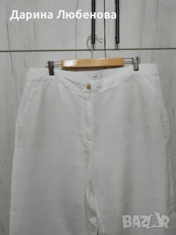 Ленен панталон с широк крачол , снимка 3 - Панталони - 49113068