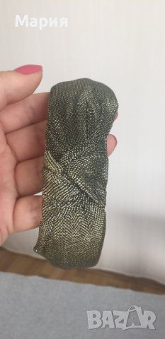 Чисто Нова Диадема Красива Ефектна Модерна Златиста Тип Тюрбан с гривничка по желание, снимка 1