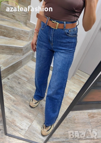 Дамски дънки с подарък колан, снимка 8 - Дънки - 52672505