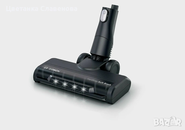 Мека четка Bosch за прахосмукачка за твърди подови настилки с LED подсветка Unlimited BHZUHFN, снимка 2 - Прахосмукачки - 52379642
