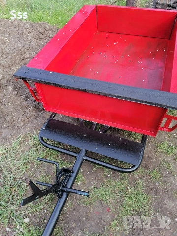 Ремарке за мотофреза със спирачки , снимка 5 - Ремаркета - 54018876