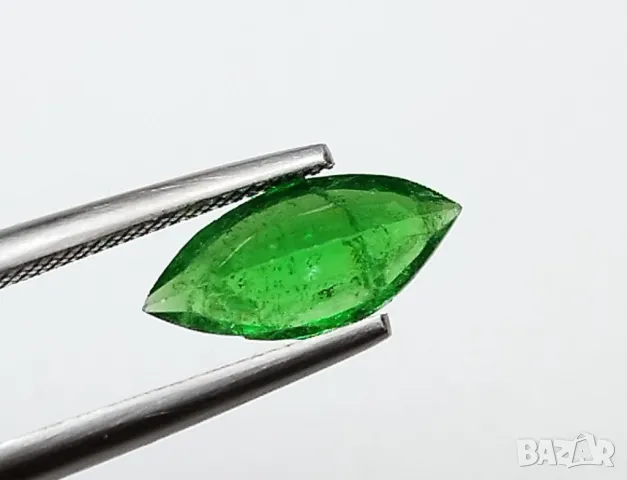 Цаворит гранат в блестящо наситено зелено - 0.98кт.! Нов!, снимка 5 - Други - 49264912