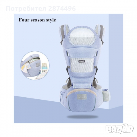 1850 Иновативно кенгуру за бебета от 0 до 36 месеца, снимка 17 - Раници - 36399545