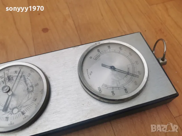 РЕТРО ТЕРМО/ХИДРО/БАБОМЕТЪР 2609261812L2, снимка 17 - Антикварни и старинни предмети - 56236004