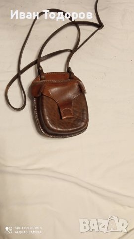 Мъжка борсалина, телешки бокс, кафява, снимка 4 - Чанти - 37886432