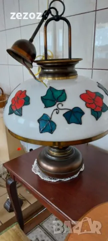 Лампа винтидж голяма, снимка 2 - Лампи за таван - 47505564