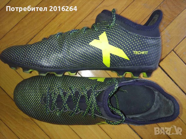 Детски футболни бутонки ADIDAS X 17.3 FG J, снимка 3 - Футбол - 42659647