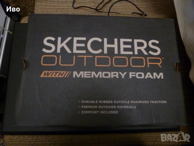 Skechers №46 нови кожени спортни обувки със стелки от Мемори пяна, снимка 2 - Спортни обувки - 53937738