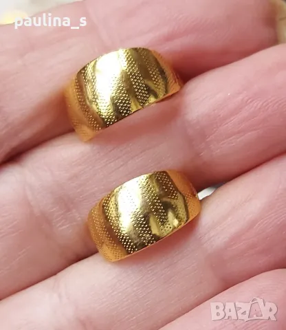 Винтидж / Антика / Разноцветни обеци от соц-а с емайл "BRUNEL" , снимка 15 - Обеци - 34630126