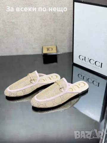 Gucci Дамски Затворени Чехли Гучи - Различни Цветове Код SEM-336, снимка 7 - Чехли - 55787727