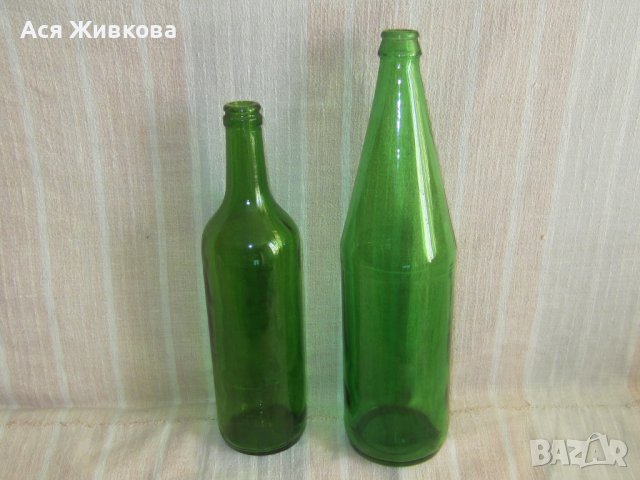 Стъклени бутилки, снимка 6 - Буркани, бутилки и капачки - 30611814
