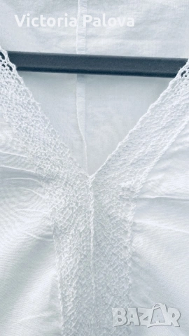 Луксозна бяла туника Phase Eight „Lighter. Brighter."100% памучен батист, снимка 9 - Туники - 53932181