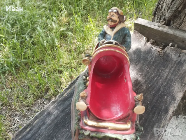 Ретро гипсова Поставка за вино , снимка 6 - Антикварни и старинни предмети - 50406001