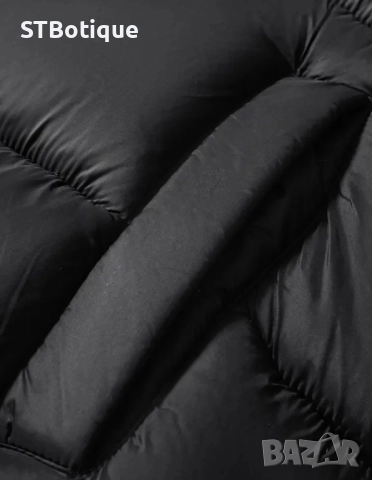 🧥 SOLOMATE от STBoutique – Дамско и тийнейджърско ватирано яке с качулка, снимка 9 - Якета - 51936827