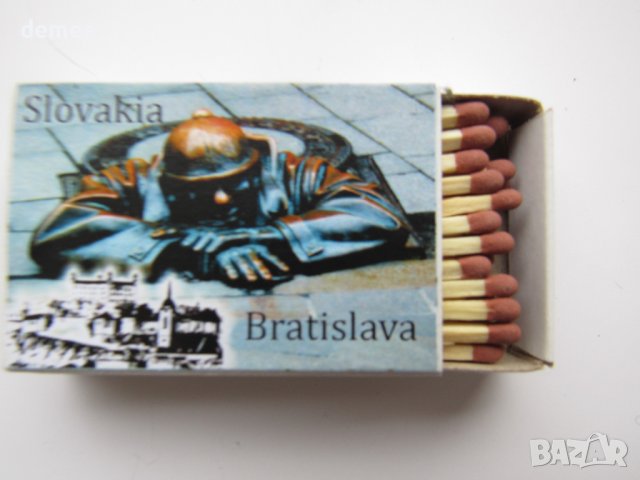 Колекционерски кибрит-магнит от Братислава, Словакия-9
