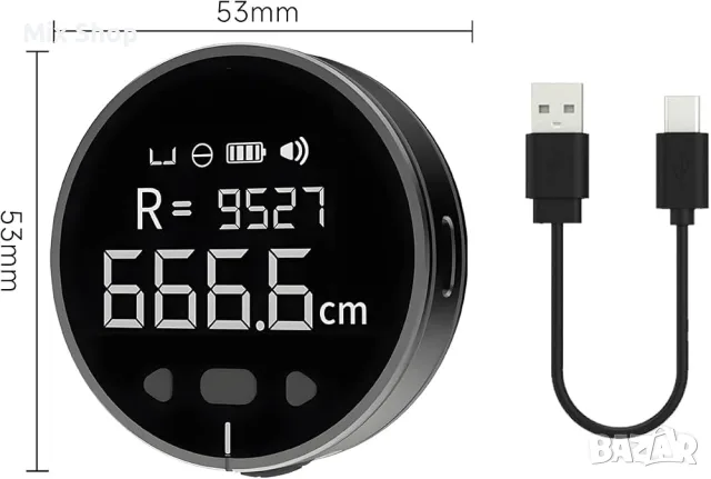 Ново Дигитално измервателно колело, дигитална измервателна ролетка с LCD дисплей, снимка 7 - Измервателни инструменти - 55748821