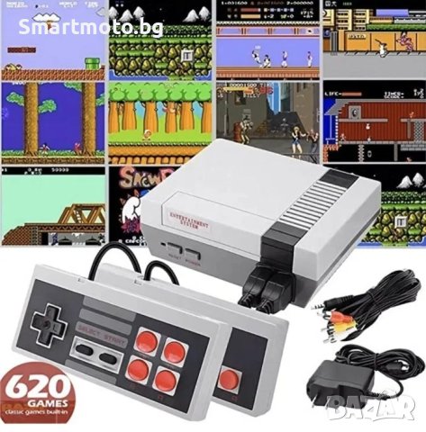 620 ИГРИ! Ретро Видео Игра / Конзола С 2 Джойстика Нинтендо / Сега, снимка 1