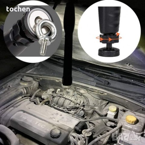 LED РАБОТНА ЛАМПА С МАГНИТ прожектор, лампа фенер с магнит, 37 см, снимка 13 - Аксесоари и консумативи - 35439599