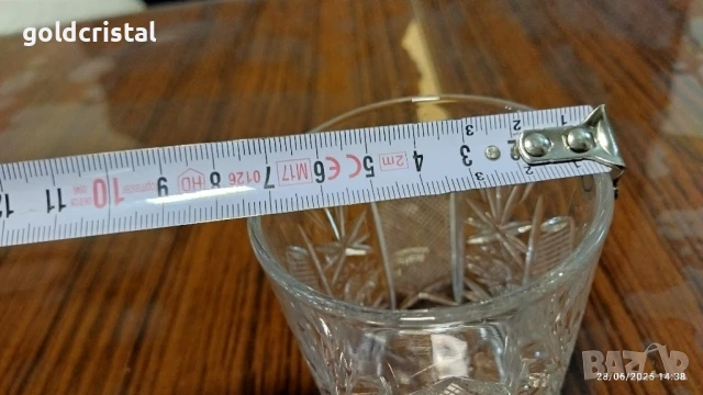 кристални чаши , снимка 8 - Антикварни и старинни предмети - 25922295