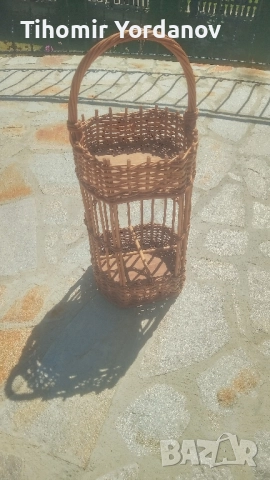 Кошница за бутилки., снимка 4 - Декорация за дома - 51468518